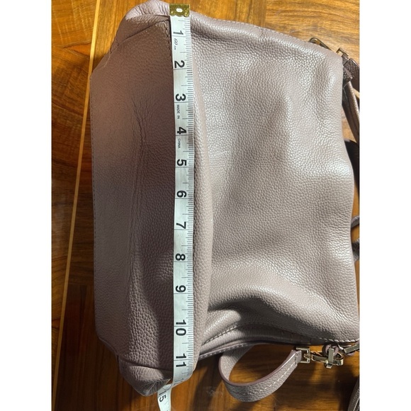 Taupe Leather Shoulder Bag - Picture 8 of 10